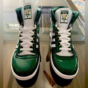 BRAND NEW Adidas Top Ten RB ‘Dark Green Patent’ Size 12 Mens